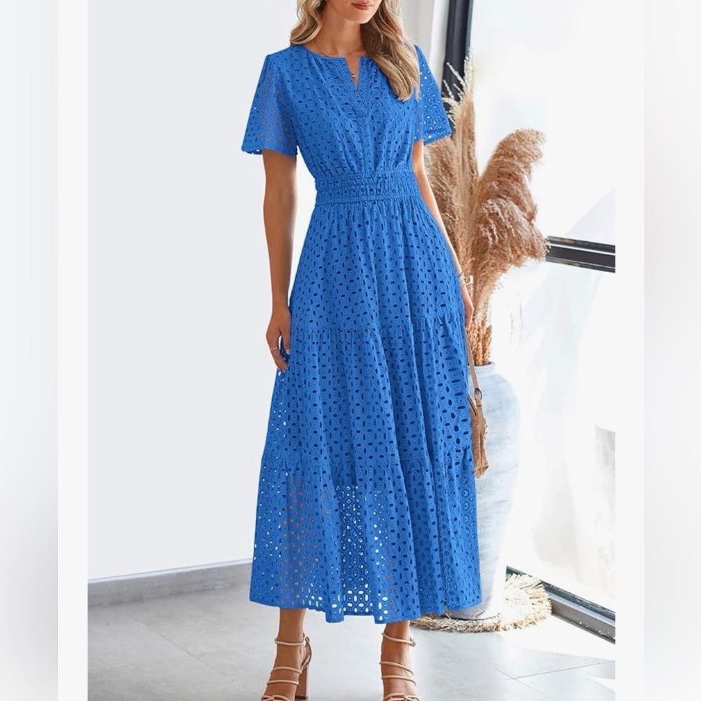 UGC Pretty Garden Eyelet dress L